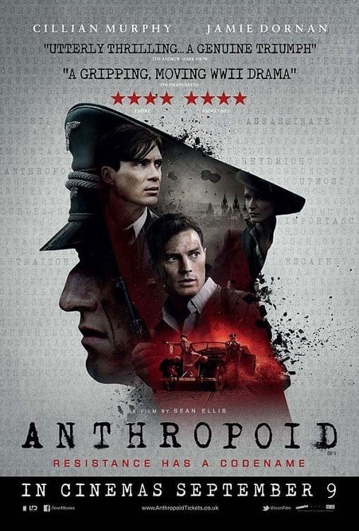 Anthropoid (2016) แอนโธรพอยด์ ปฏิบัติการพิฆาตนาซี